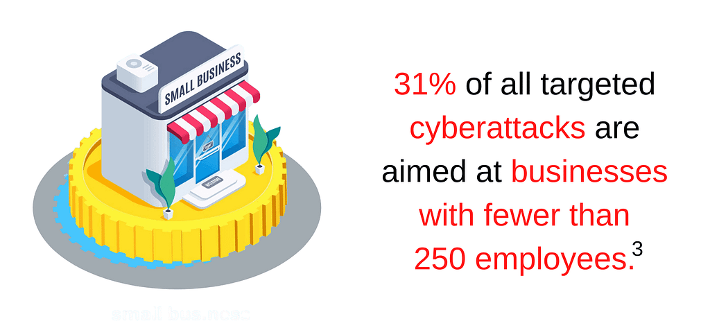 a small business building with a red and white awning